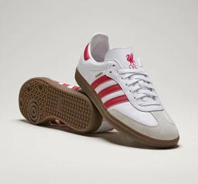 adidas Samba FC Liverpool cloud white/strawberry red/gum