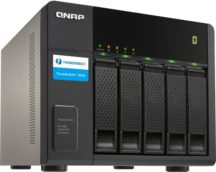 QNAP TX-500P, Thunderbolt 2 / Mini DisplayPort 1.2