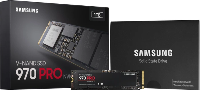 Samsung SSD 970 PRO 1TB, M.2 2280 / M-Key / PCIe 3.0 x4