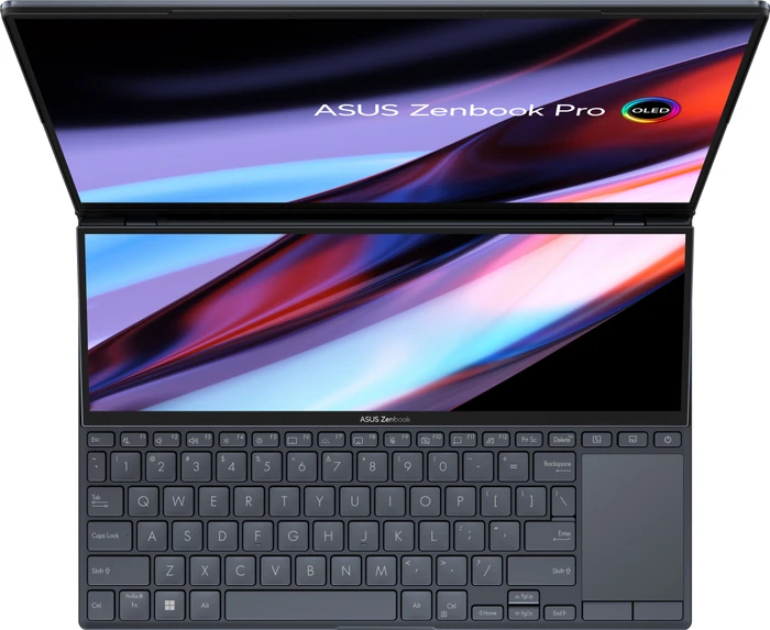 ASUS ZenBook Pro 14 Duo OLED UX8402VV-P1084X, Tech Black, Core i9-13900H, 32GB RAM, 1TB SSD, GeForce RTX 4060, DE