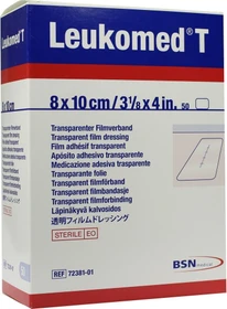 BSN medical Leukomed T Pflaster transparent steril, 8 x 10cm, 50 Stück