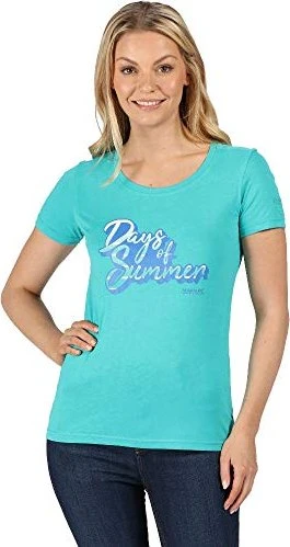 Regatta Filandra IV Graphic T-Shirt kurzarm blau (Damen)