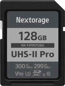 Nextorage NX-F2PRO R300/W299 128GB, UHS-II U3, Class 10