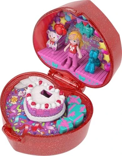 Mattel Polly Pocket - Ringetui Zum 80. Jubiläum