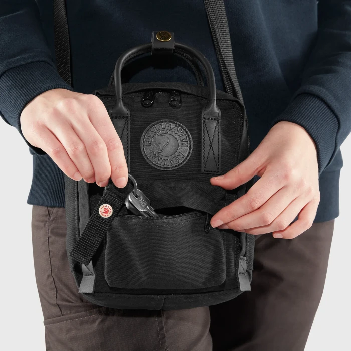 Fjällräven Kanken No. 2 Sling Black Umhängetasche schwarz