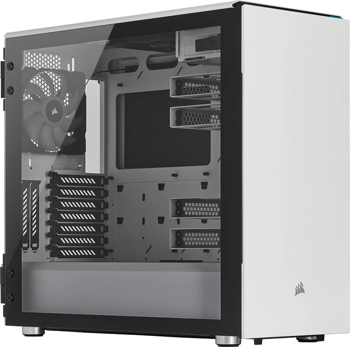 Corsair Carbide Series 678C, weiß, Glasfenster, schallgedämmt