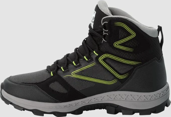 Jack Wolfskin Downhill Texapore Mid black/lime (Herren)