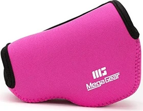 MegaGear Neoprentasche für Sony Alpha NEX-5R, NEX-5N, NEX-5 rosa