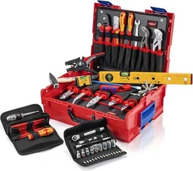 Knipex Elektro Handwerkzeugset inkl. L-Boxx, 63-tlg.