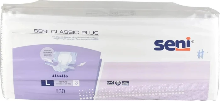 Seni Classic Plus Schutzhose Größe L, 30 Stück