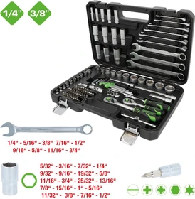 KS Tools Competition Handwerkzeugset inkl. Koffer, 91-tlg.