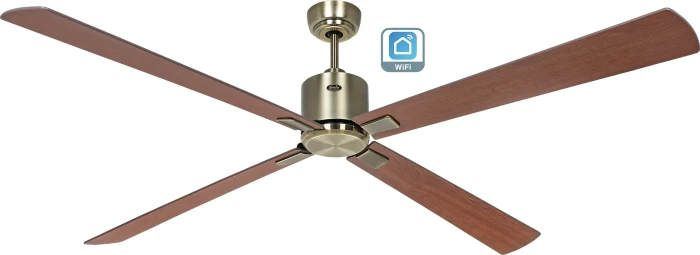 CasaFan Eco Neo III 180 MA-NB/KI WiFi Deckenventilator nuss/kirsche/messing antik
