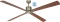 CasaFan Eco Neo III 180 MA-NB/KI WiFi Deckenventilator nuss/kirsche/messing antik Vorschaubild