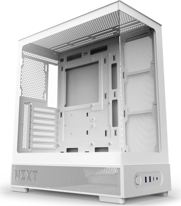 NZXT S5 RGB Deluxe White, Glasfenster