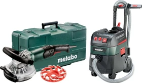 Metabo RSEV 19-125 RT Elektro-Renovierungsschleifer inkl. Koffer + Absaugsystem