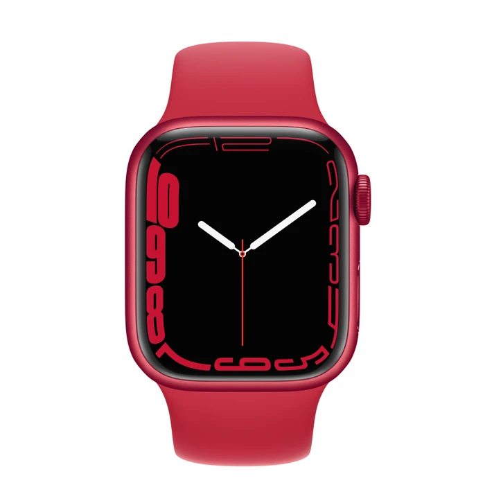 Apple Watch Series 7 (GPS) 41mm Aluminium PRODUCT(RED) mit Sportarmband PRODUCT(RED)