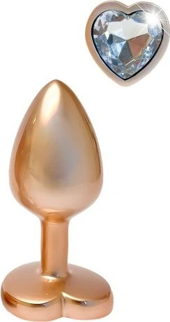 Dream Toys Gleaming Love Plug small pearl gold