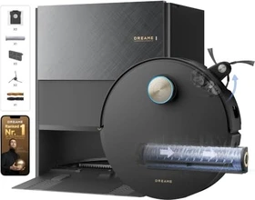 Dreame Aqua10 Ultra Roller Complete Saug-/Wischroboter schwarz inkl. Absaug-/Reinigungsstation