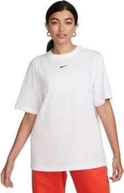 Nike Sportswear Essential T-Shirt kurzarm weiß/schwarz (Damen)