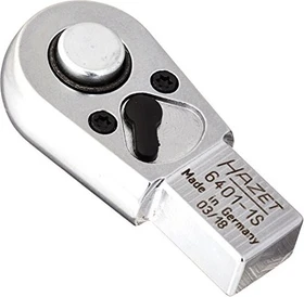 Hazet 6401-1S Einsteck-Ratsche Steckschlüssel-Adapter 9x12mm, 1/4"