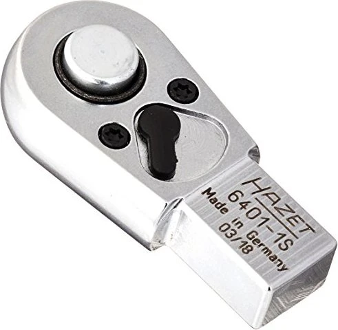 Hazet 6401-1S Einsteck-Ratsche Steckschlüssel-Adapter 9x12mm, 1/4"