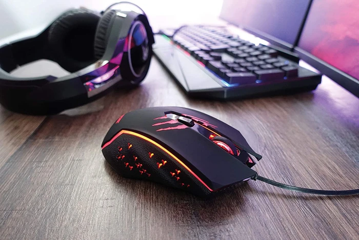 Schwaiger Gaming Maus schwarz, USB