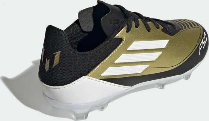 adidas F50 League Messi FG/MG gold metallic/cloud white/core black (Junior)