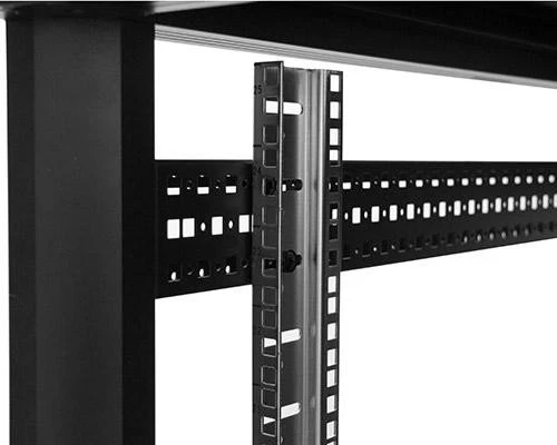 StarTech RK2536BKF Serverschrank 25HE, mit Rollen, Sicherheitsglastür, schwarz, 1000mm tief