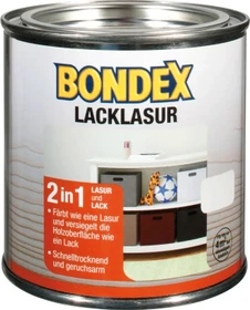 Bondex Lacklasur 2in1 innen weiß, 375ml
