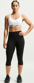 Nike Indy High-Support Sport-BH white/stone mauve/black (Damen)