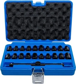 BGS technic Ölwannen-Spezial-Einsatz-Satz 3/8" Innenvierkant 21-tlg.
