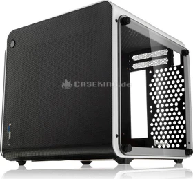 Raijintek Metis Evo TGS, weiß/schwarz, Glasfenster, Mini-ITX