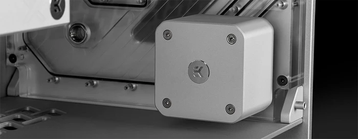 EK Water Blocks EK-Quantum Torsion A60 Silver Limited Edition, silber, Glasfenster