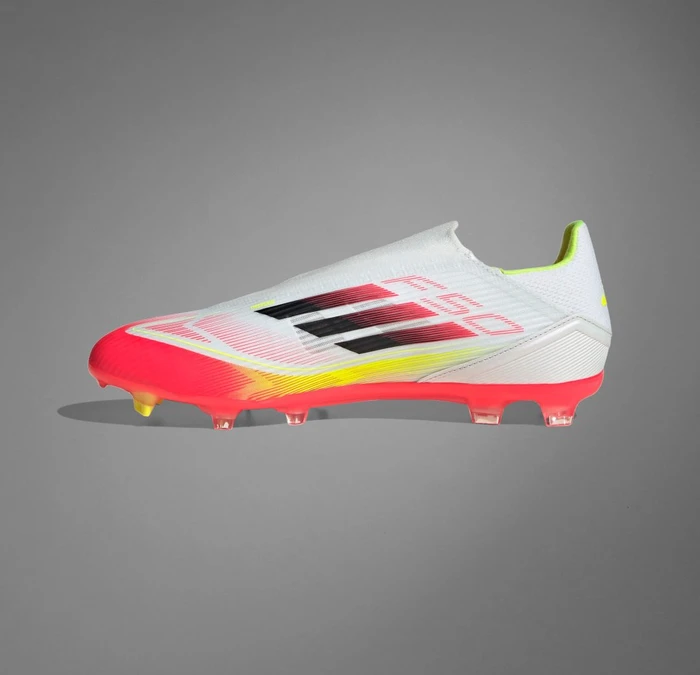 adidas F50 League Laceless FG/MG cloud white/core black/solar yellow