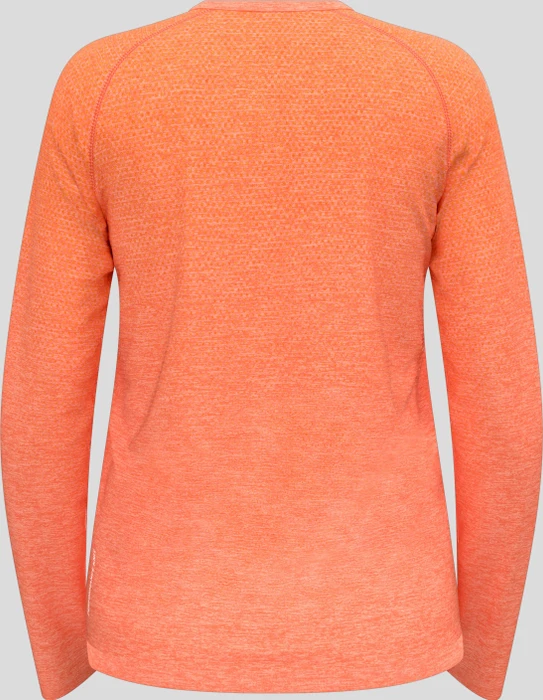 Odlo Essential Seamless Funktionsshirt langarm living coral melange (Damen)