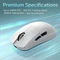Ajazz AJ159 V2 MC Wireless Gaming Mouse mit Akku-Ladestation, weiß, USB/Bluetooth Vorschaubild