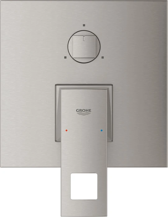 Grohe Eurocube Einhandbatterie mit 3-Wege Umstellung supersteel