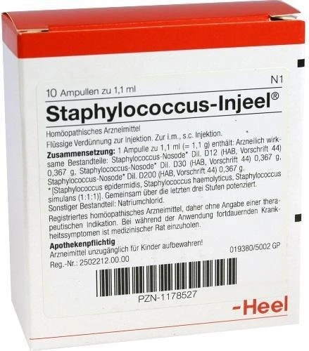 STAPHYLOCOCCUS INJ NOS, 10 St