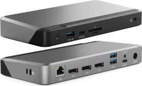 Alogic MX3 USB-C Triple Display DP Alt. Mode Docking Station - With 100W Power Delivery, USB-C 3.1 [Buchse] (DUPRMX3-WW)