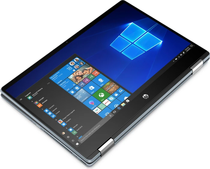 HP Pavilion x360 14-dh1351ng, Cloud Blue/Ash Silver, Core i5-10210U, 16GB RAM, 512GB SSD, DE