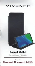 Vivanco Casual Wallet für Huawei P Smart (2020) schwarz