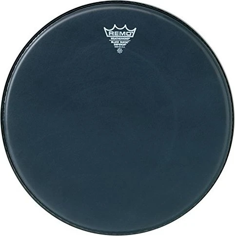 Remo Emperor Black Suede 13"