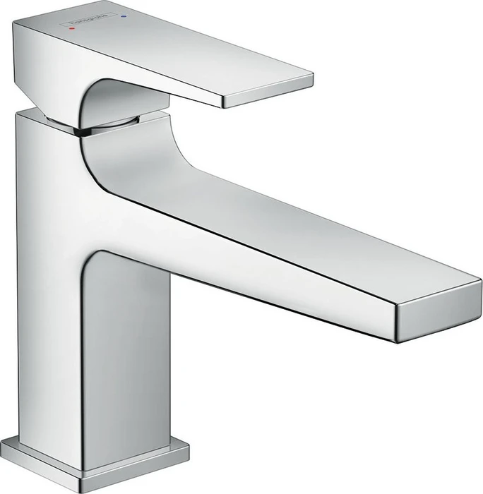 Hansgrohe Metropol Waschbeckenarmatur 100 mit Push-Open Ablaufgarnitur chrom