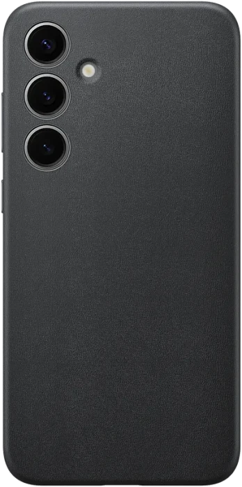 Samsung Hochuen Vegan Leather Case für Galaxy S24+ schwarz