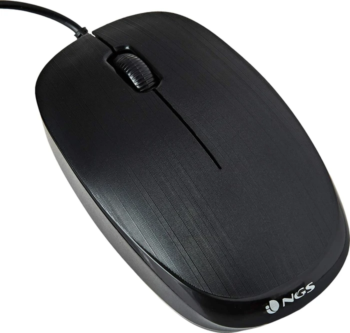 NGS Flame Wired Mouse schwarz, USB