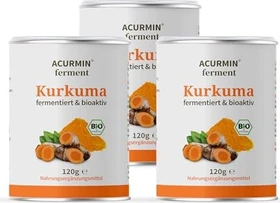 Cellavent Acurmin Ferment Kurkuma Pulver, 360g (3x 120g)