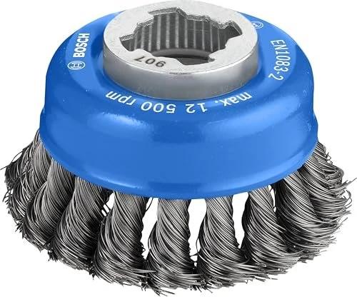 Bosch Professional X-LOCK Heavy for Metal Topfbürste gezopft, 75x22.23mm, 1 Stück