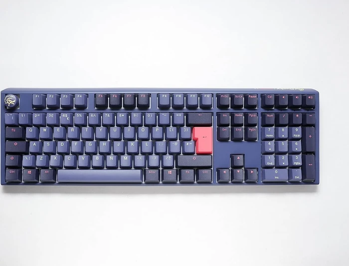 Ducky One 3, Cosmic Blue, PBT, LEDs RGB, MX SILENT RGB RED, USB, UK