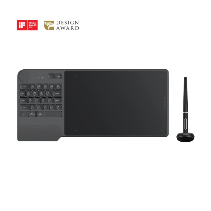 Huion Inspiroy Keydial KD200, Metal Grey