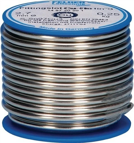 Felder Cu-Rotin 3 Sn97Cu3 Lötzinn 2.7mm, 250g